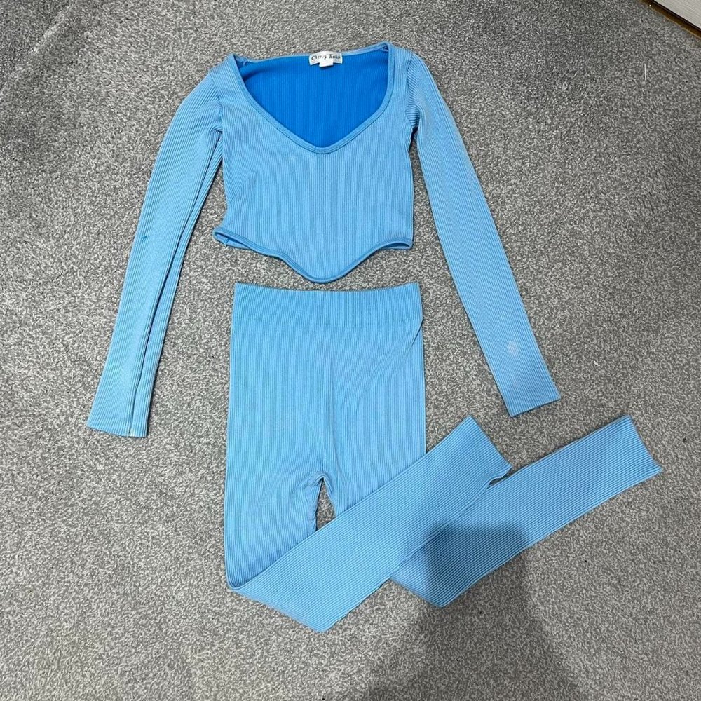 Women's Blue Leggings